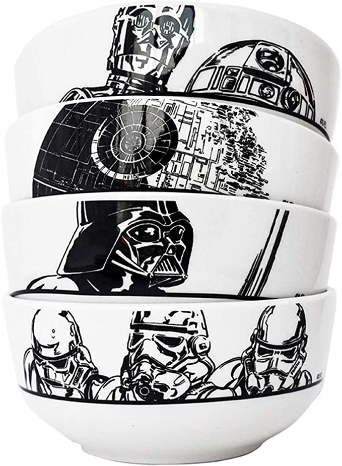 Vajilla de Porcelana Star Wars Set de 12 Piezas Diseños